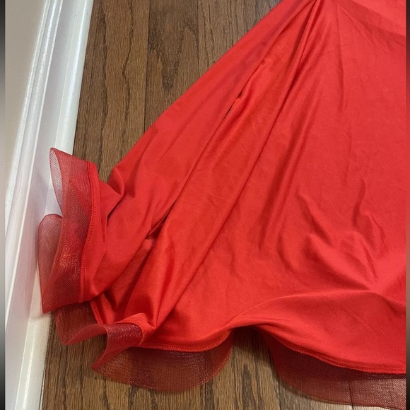 ROYAL SMEELA Belly Dance Dress Costume Dancer Red Gold size S/M NEW w/ Defect - Picture 7 of 15